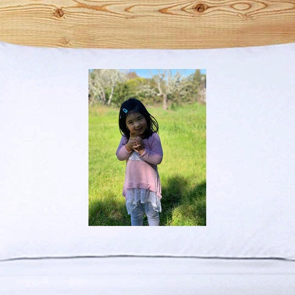 Custom Photo Pillowcase - FREE Second Side decorating!!