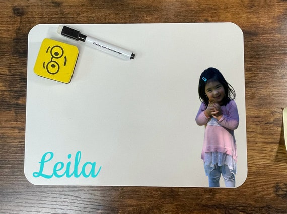 Custom Photo Dry Erase Board, Kids Homeschool, Lap Board, Teacher Gift, Chalkboard