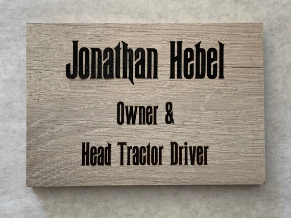 CUSTOM Laser Engraved Sign