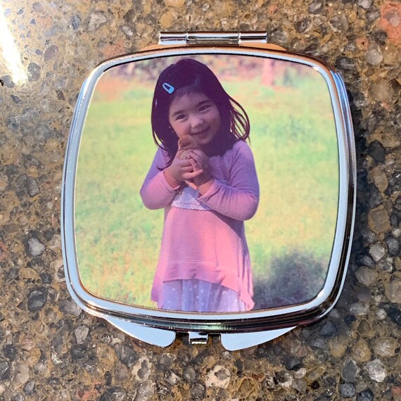 Custom Compact Mirror, Custom Photo Compact Mirror, Custom Photo Purse Mirror