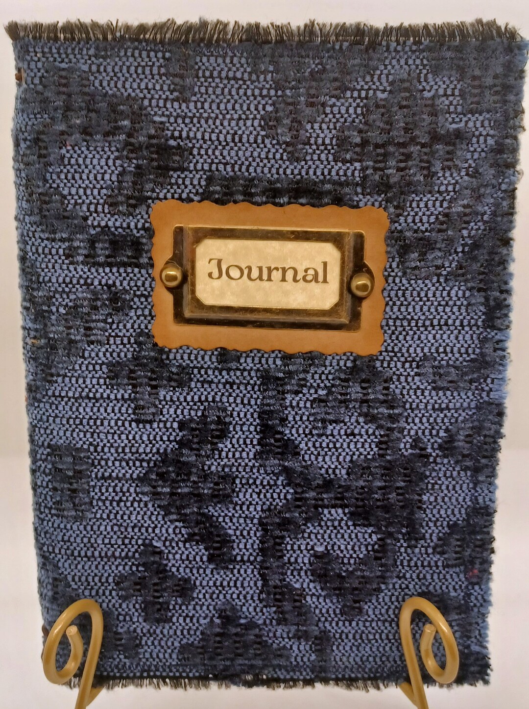 Dark Navy Upholstery Fabric Traveler's Notebook, Diary, Art Journal