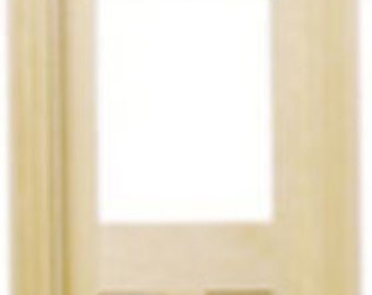 Window Circlehead Double Casement Half Scale 1:24 Dollhouse wooden #H5049