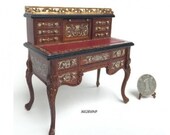 Miniature Dollhouse Or Room Box 18th Century Keyhole Desk Jbm J6028