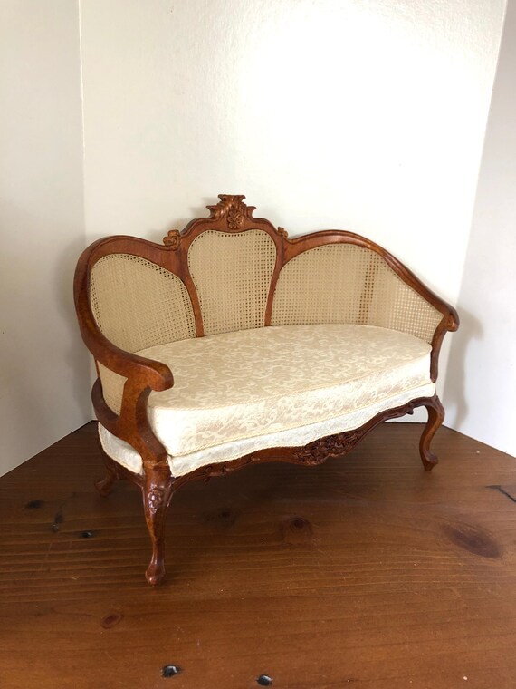 1 6 Playscale Furniture Settee Lounge For 12 Inch Or 14 Inch Fashion Doll Such As Barbie Blythe Bjd Fashion Royalty