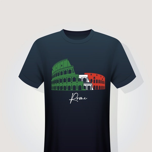 SVG file to make Rome (Pisa Tower) T-shirt