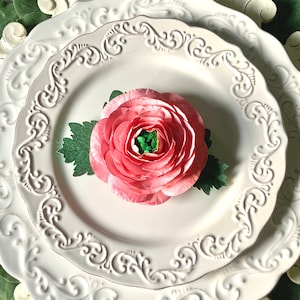 SVG Ranunculus flower template.