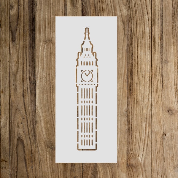 PNG Big Ben Stencil