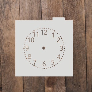 PNG file Classic clock stencil