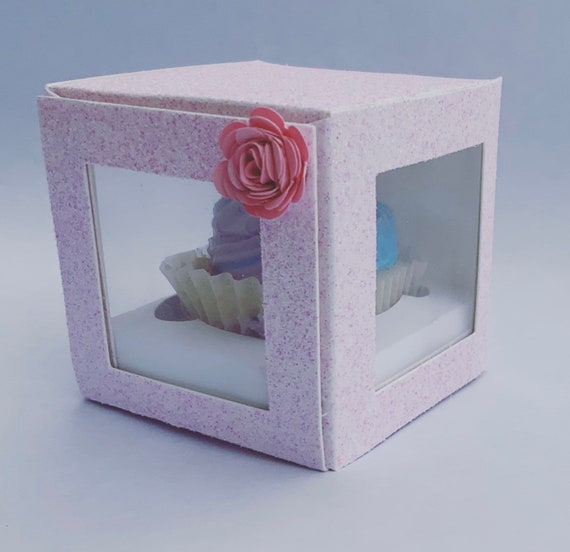 Download Svg Ali Eps Dxf Mini Cupcake Box With 2 Designs Of Inserts Plus Free Decorative Flower
