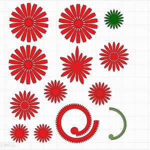 SVG Gerbera Daisy Flower