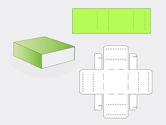 Svg Ai Drawer Box Template Slide Box Template Etsy