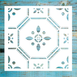 PNG File Marokkaanse bloemen stencil / Marokkaanse muur stencil