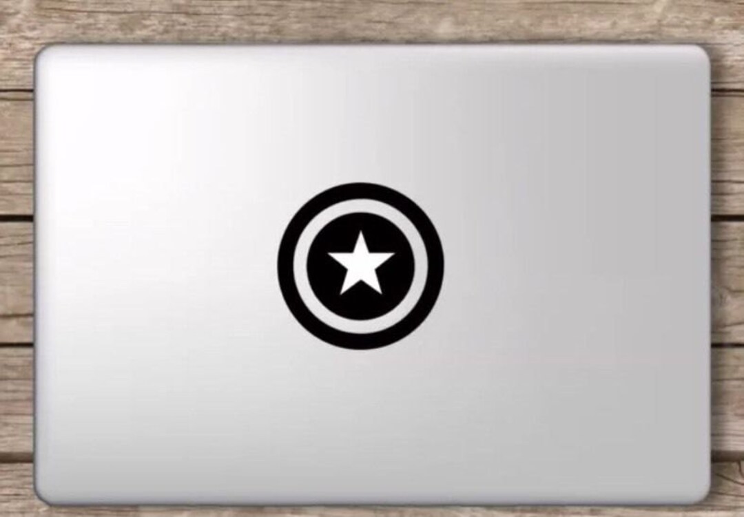 Captain America Shield Vinyl Sticker for Mac Book/air/retina Etsy Australia