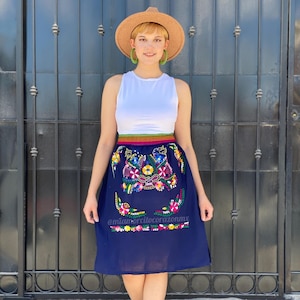Mexican Embroidery Skirts Etsy