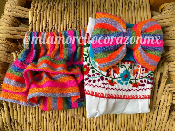Uno Fiesta Girls Clothing Set Hot Pink Mexican Bloomers Baby | Etsy