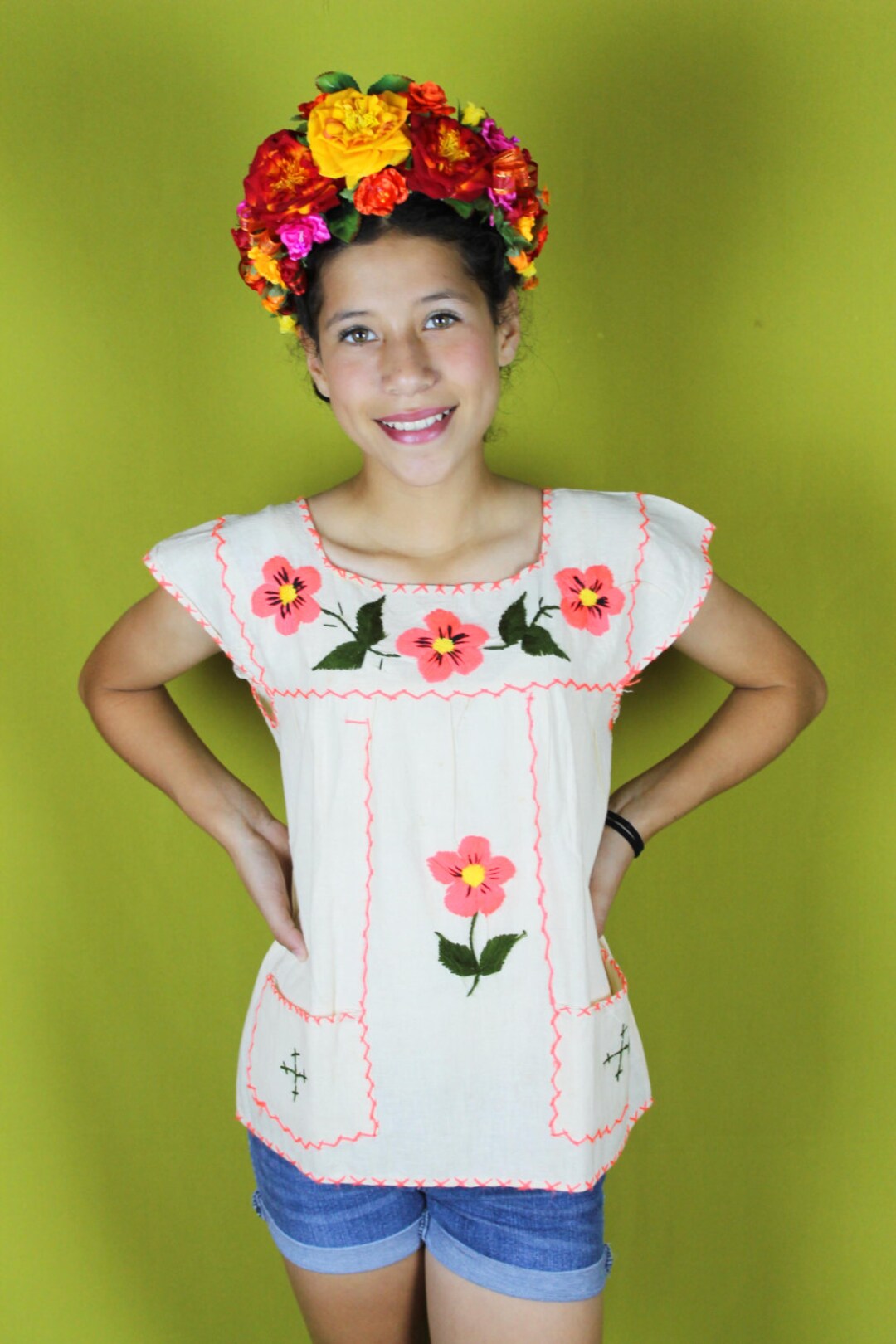 Mexican Blouse Blusa Mexicana Mexican Party Fiesta Mexicana - Etsy