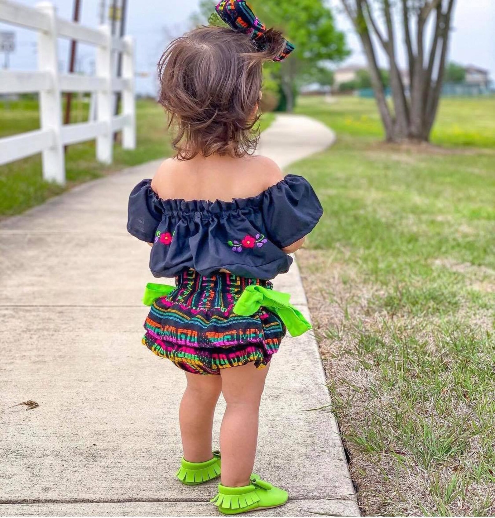 Rainbow mexican baby outfit colorful serape diaper cover | Etsy