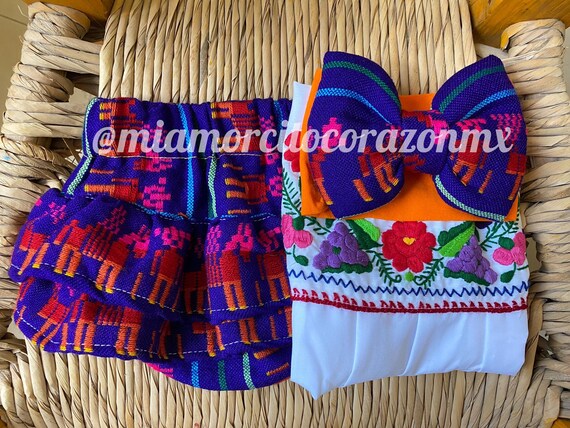 Mexican Birthday Fiesta Outfit Baby Girls Bloomers Hand | Etsy
