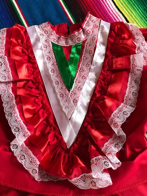 Vestido de adelita tricolor rojo vestido de cinta mexicana de - Etsy México Vestido de adelita tricolor rojo vestido de cinta mexicana de - Etsy México