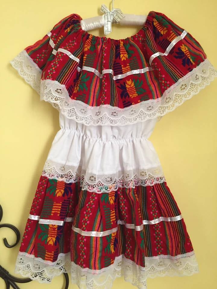 Mexican dress lace mexican party day of the dead cinco de mayo | Etsy