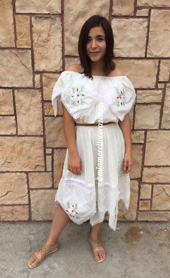 【トト】アメリUPPER EMBROIDERY FLARE DRESS Ameri VINTAGE（アメリ ヴィンテージ）UPPER EMBROIDERY FLARE