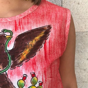 Vintage Hand Painted Mexican Skirt, Festival/Fiesta Skirt 29