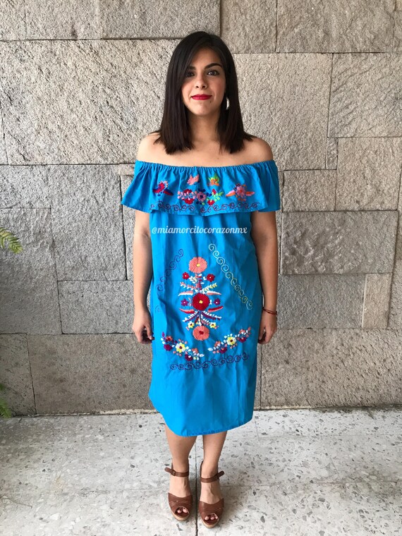 off the shoulder fiesta dress