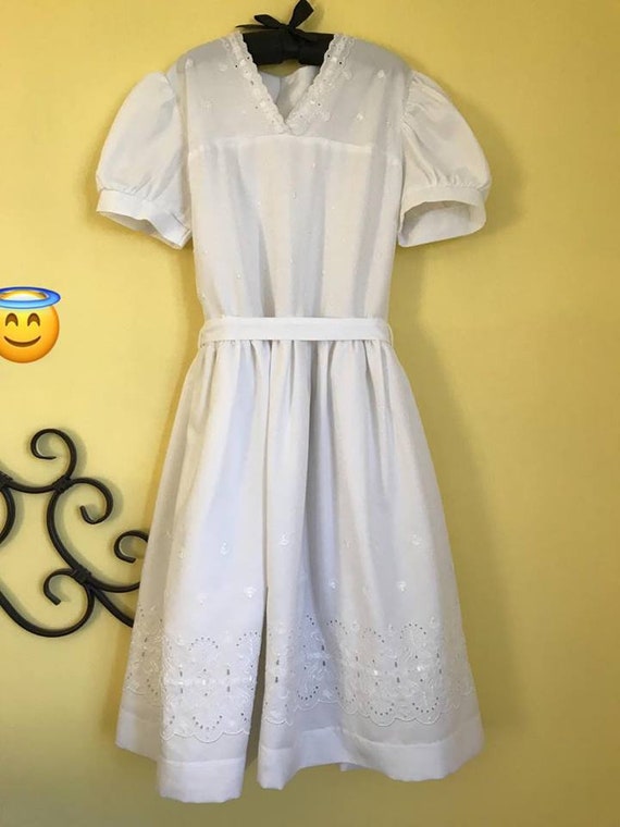 Vintage 90's mexican dress vestido mexicano first
