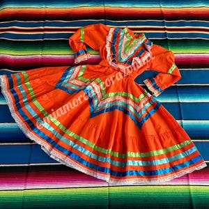 Orange Jalisco dress