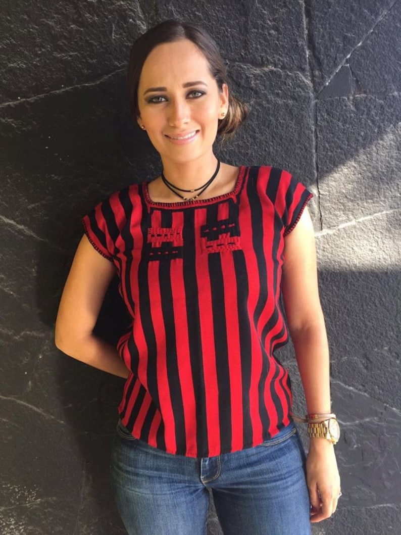 Mexican blouse blusa mexicana Oxchuc mexican party fiesta mexicana frida kahlo day of the dead cinco de mayo mexican birthday boho huipil