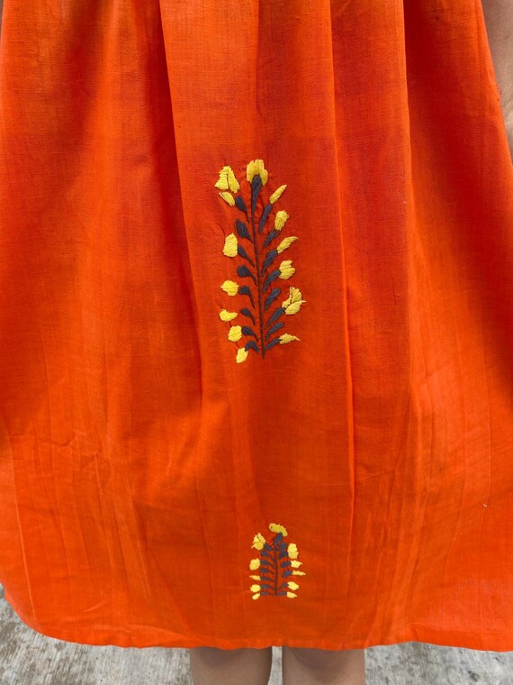 orange creek embroidered dress Yellow Floral Embroidered Mini Dress Small main image 0