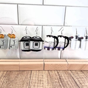 Appliance Earrings: Toaster, Kettle, Instant Pot - Chef Gift