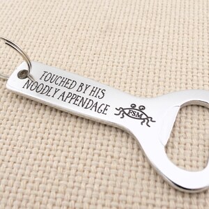 FSM Bottle Opener Keychain - Laser Engraved Aluminum