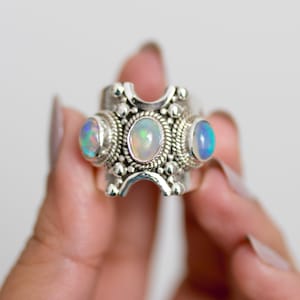 Big Opal Ring, Statement Opal Ring