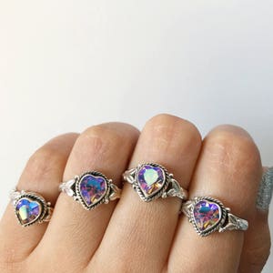 Swarovski Crystal Ring, Mermaid Ring