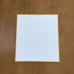 18 × 21 cm 20 Stück Shikishi (weißes quadratisches Brett)