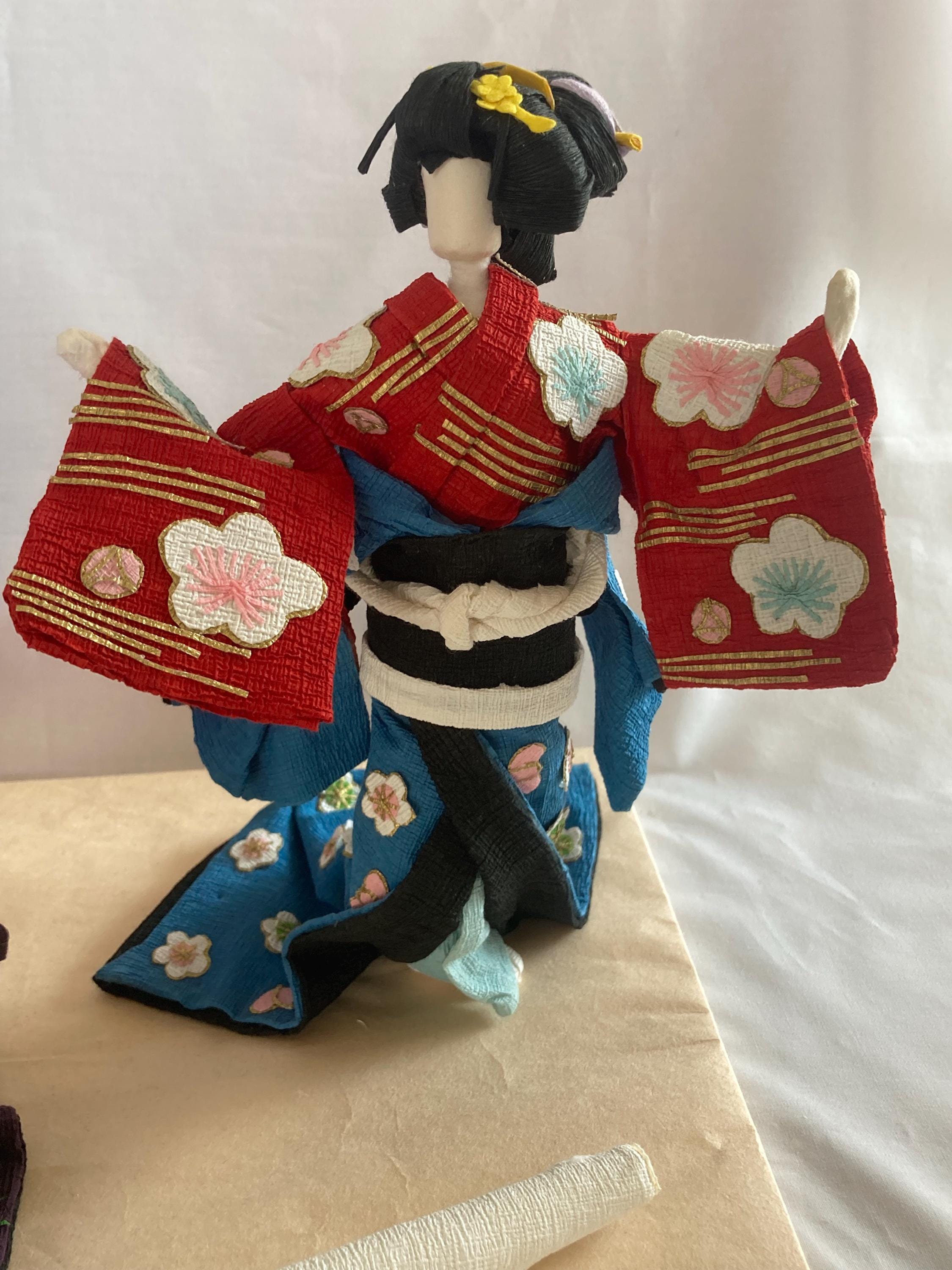 Yuzen Kabuki Naginata Doll – Traditional Japanese Theater Art - Etsy