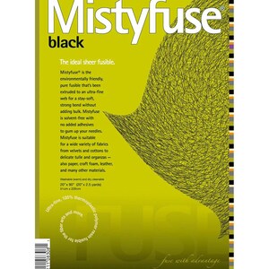 Misty Fuse sheer fusible web - iron on interfacing - for applique, collage and textile art - fine enough for sheer and silk fabrics image 5