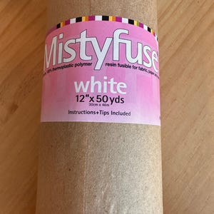 Misty Fuse sheer fusible web - iron on interfacing - for applique, collage and textile art - fine enough for sheer and silk fabrics image 9