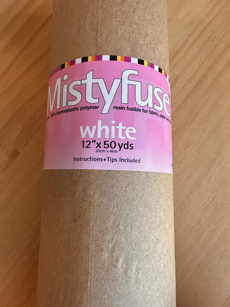 Misty Fuse sheer fusible web - iron on interfacing - for applique, collage and textile art - fine enough for sheer and silk fabrics image 9