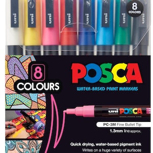 Uni Posca Paint Markers Set of 48/29/36/16/8/7 Colors Painting