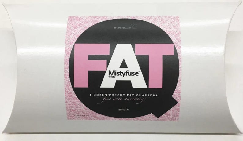 Misty Fuse sheer fusible web - iron on interfacing - for applique, collage and textile art - fine enough for sheer and silk fabrics "Bakers" Dozen Mistyfuse Fat Quarters Pack