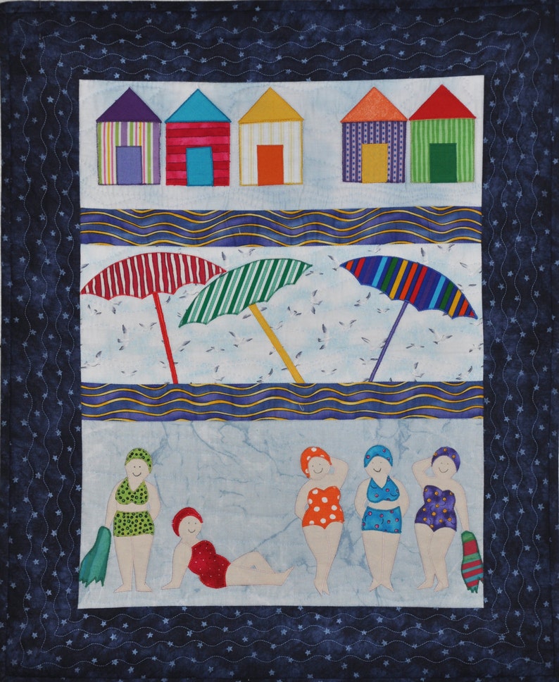 Bathing Beauties Quilt Pattern. Fun and fabulous put your Etsy