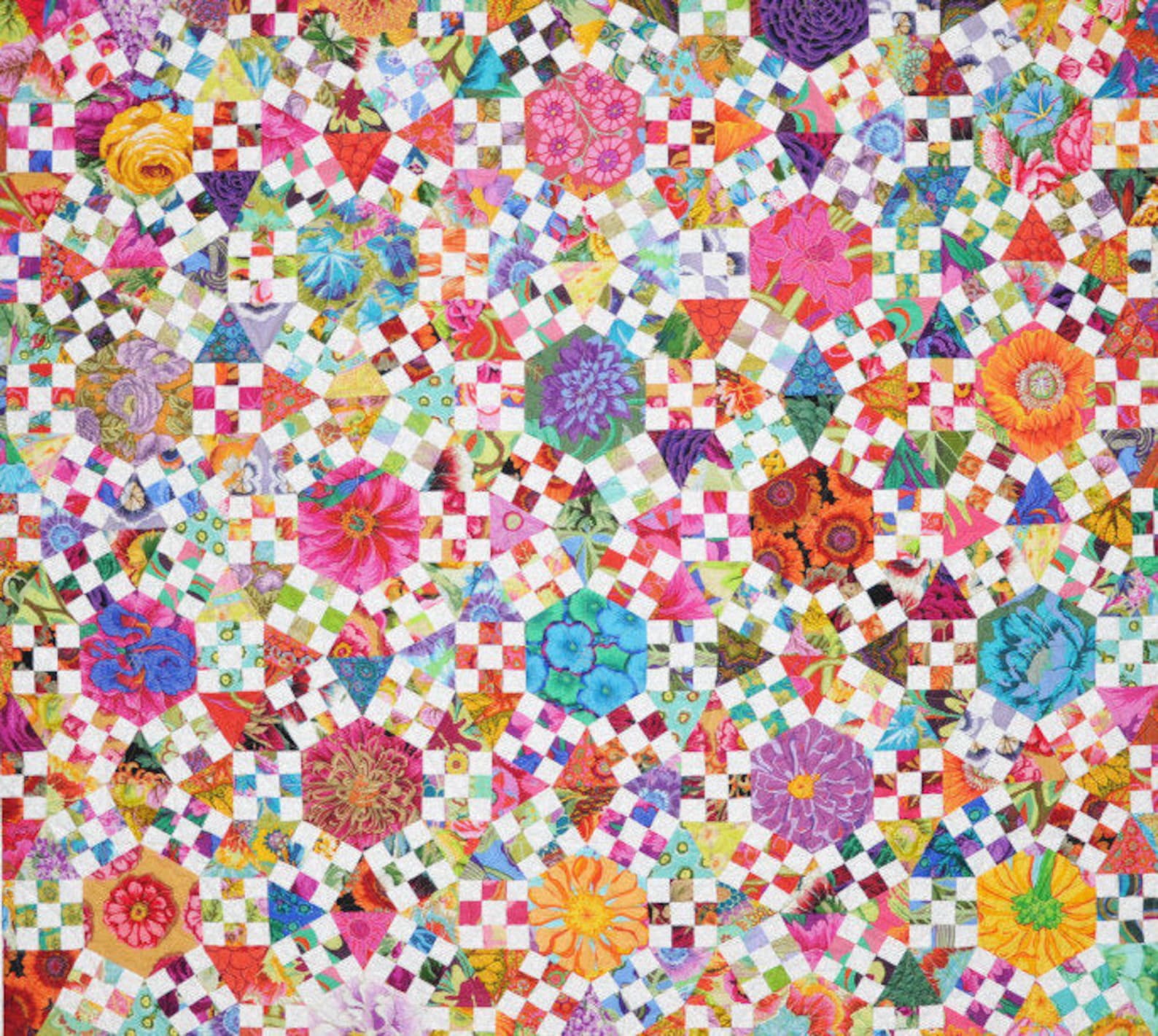Ring Cycles Quilt Pattern – Lessa Siegele Design, Scrap Buster (PDF ...
