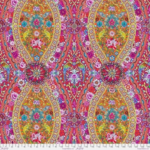 Murano Fabric Collection Palazzio Rose by Odile Bailloeul per full metre + FREE QUILT PATTERN