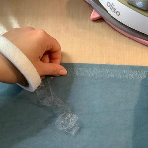 Misty Fuse sheer fusible web - iron on interfacing - for applique, collage and textile art - fine enough for sheer and silk fabrics image 10