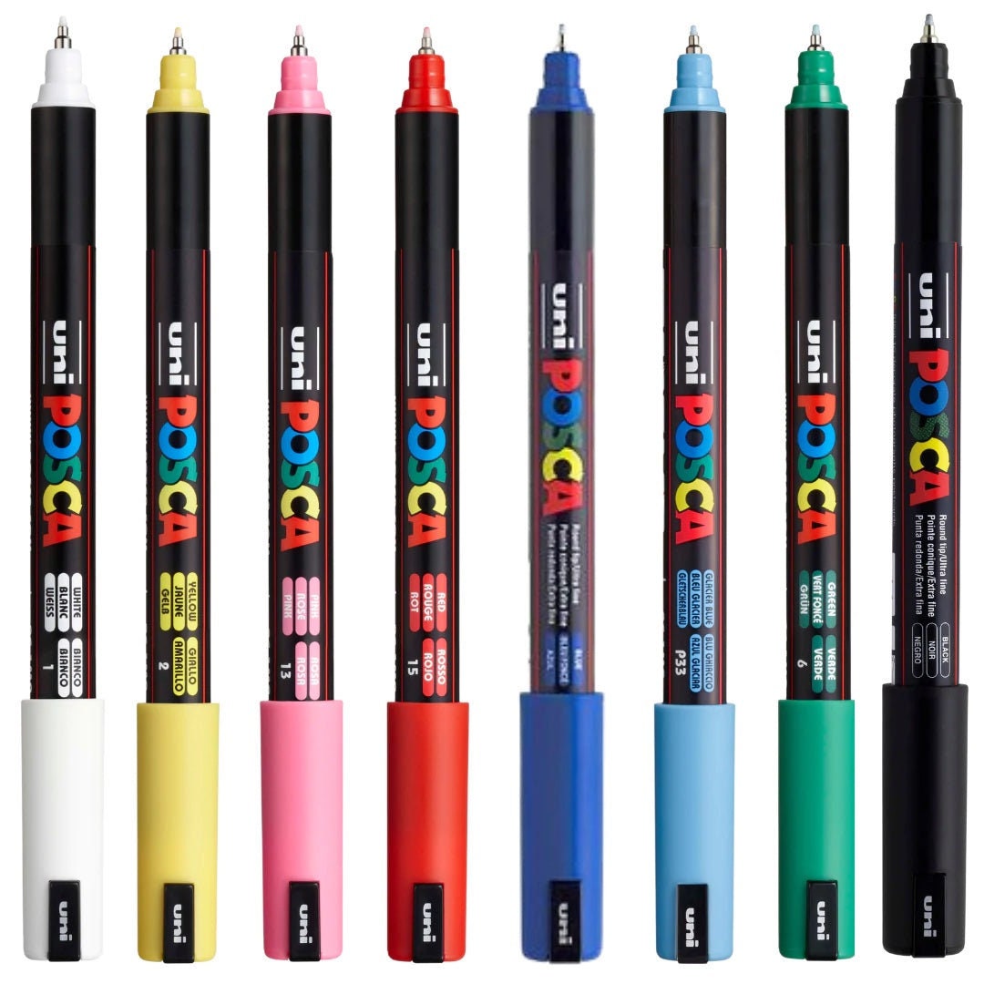 POSCA Paint Markers, Ultra Fine Tip – ARCH Art Supplies