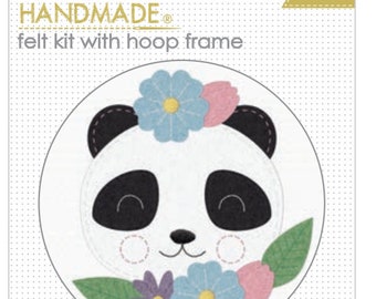 Stitchery Felt Hoop Kit Panda - BWN102