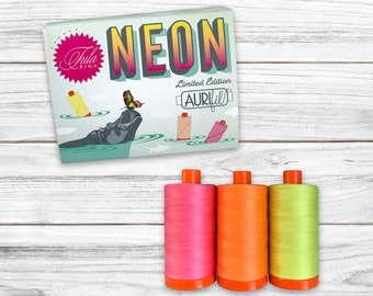 Tula Pink Neon Aurifil Thread - Limited Edition