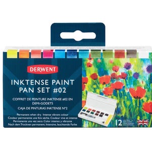 Derwent Inktense Paint Pan Sets - just like the pencils, only better. Great for fabric and paper image 3